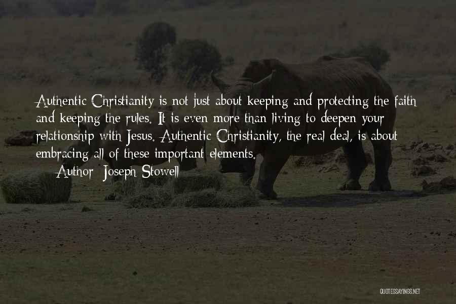 Keeping Your Faith Quotes By Joseph Stowell