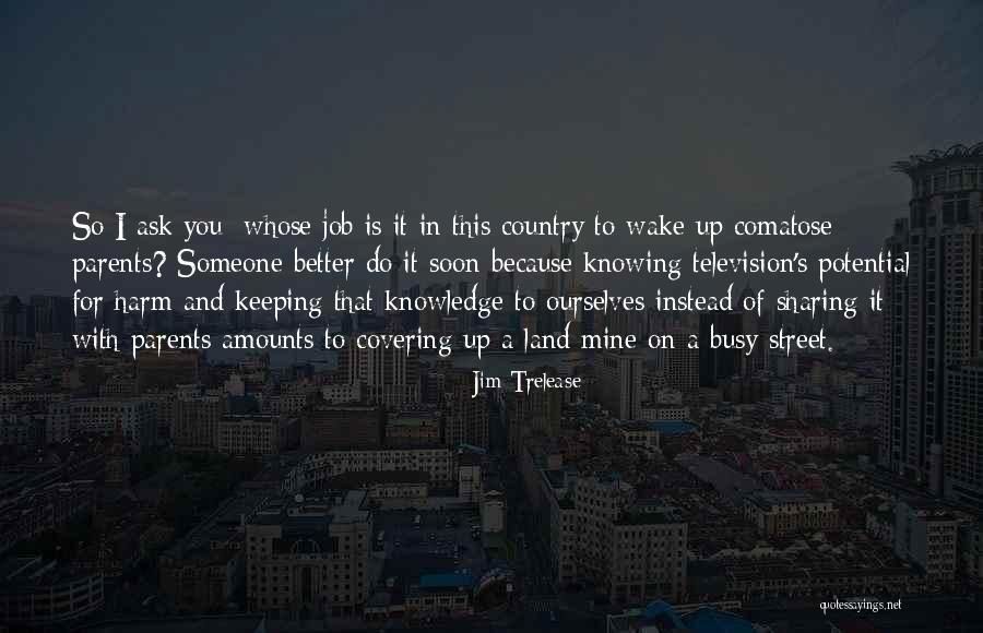 Keeping Yourself Busy Quotes By Jim Trelease