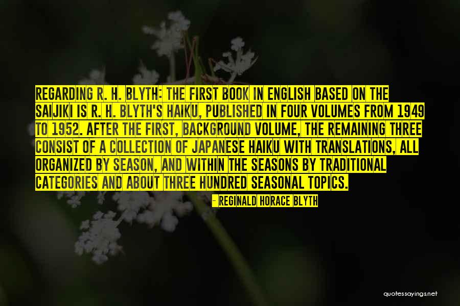 Kegilaan Di Quotes By Reginald Horace Blyth Kegilaan Di Quotes By Reginald Horace Blyth