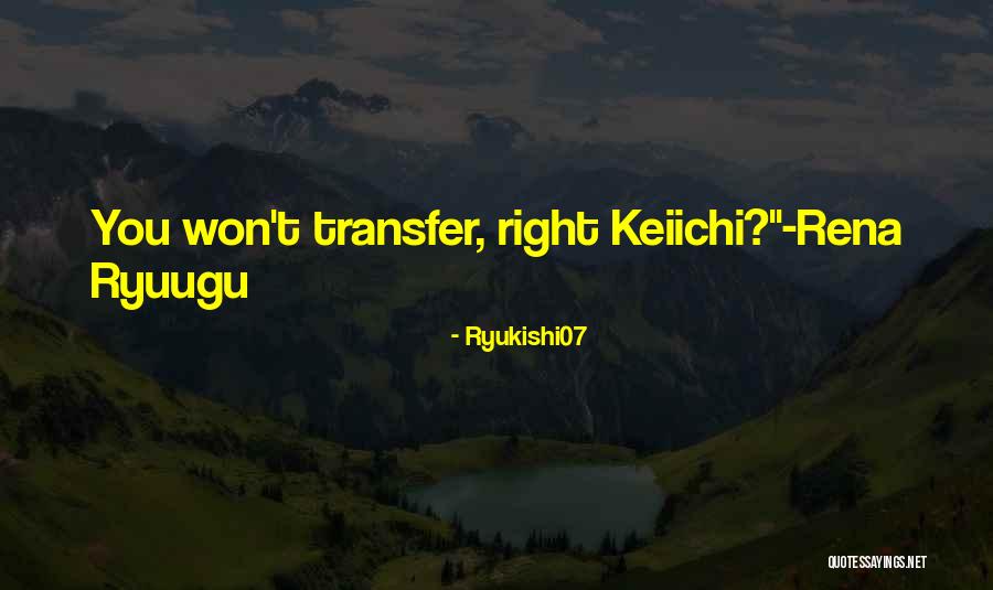 Keiichi Higurashi Quotes By Ryukishi07 Keiichi Higurashi Quotes By Ryukishi07
