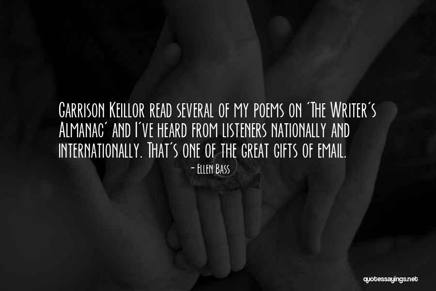 Keillor Quotes By Ellen Bass