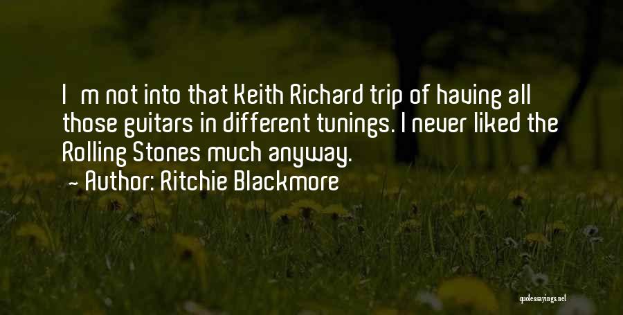 Keith Richard Quotes By Ritchie Blackmore