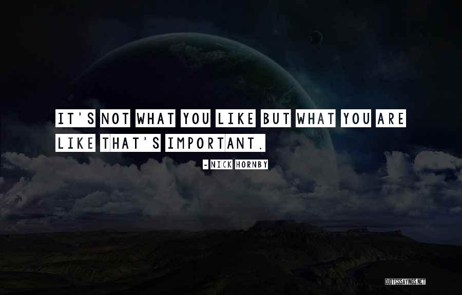 Kellison Elementary Quotes By Nick Hornby