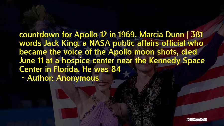 Kennedy Space Center Quotes By Anonymous