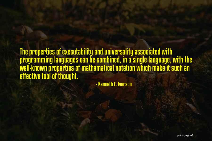 Kenneth E. Iverson Quotes 1047861 Kenneth E. Iverson Quotes 1047861