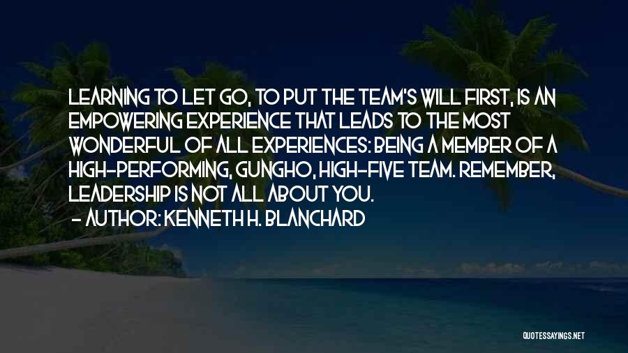 Kenneth H. Blanchard Quotes 1300860