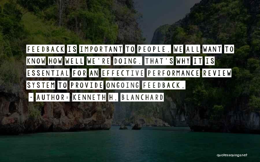 Kenneth H. Blanchard Quotes 254644