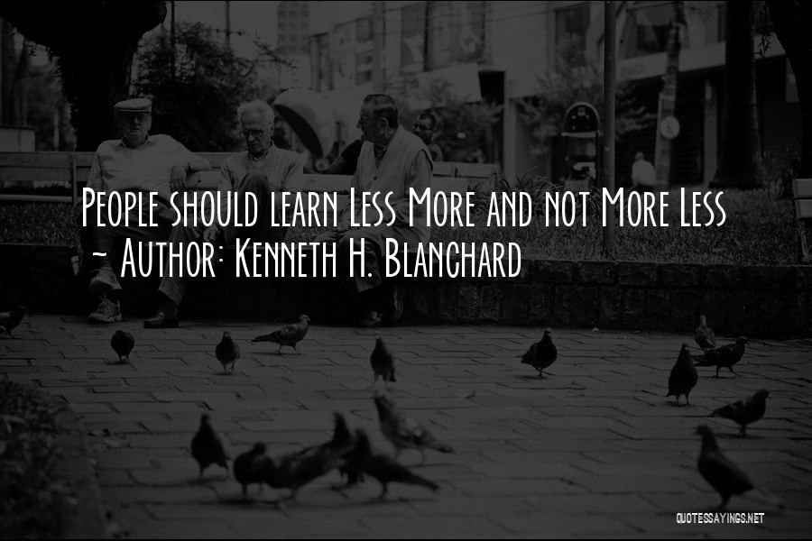 Kenneth H. Blanchard Quotes 509208