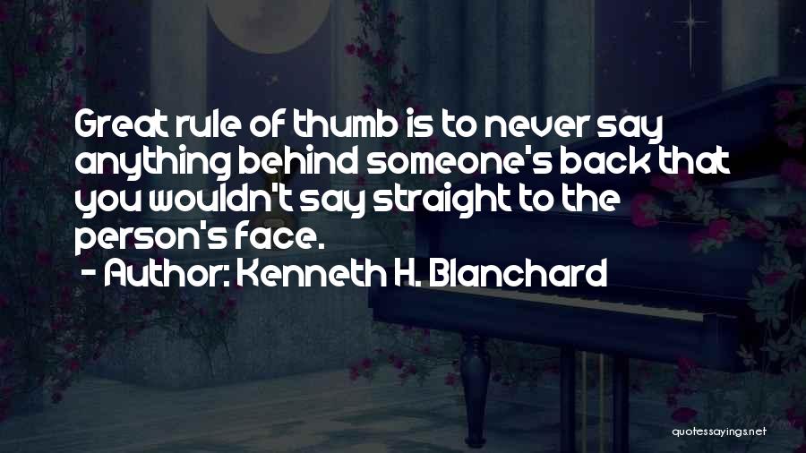 Kenneth H. Blanchard Quotes 554052