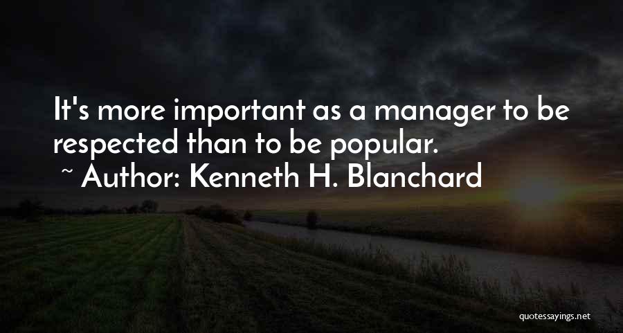 Kenneth H. Blanchard Quotes 687716