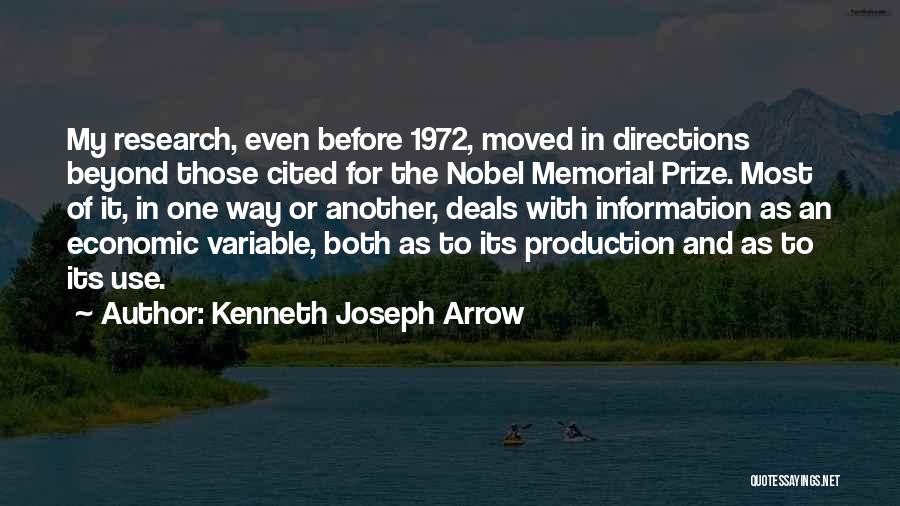 Kenneth Joseph Arrow Quotes 123599