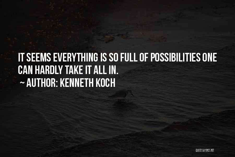 Kenneth Koch Quotes 155903