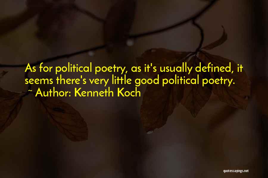 Kenneth Koch Quotes 1848400