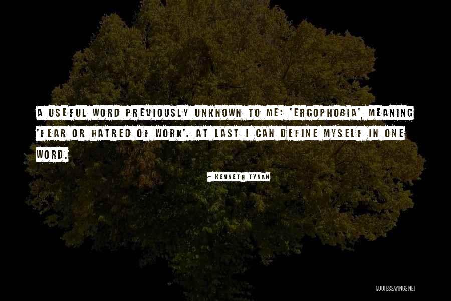 Kenneth Tynan Quotes 971165 Kenneth Tynan Quotes 971165