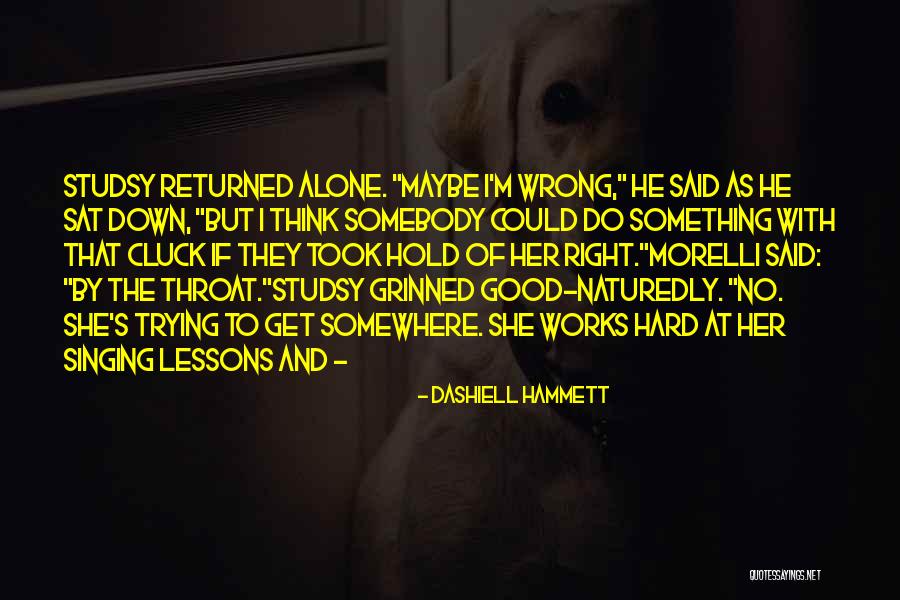 Kenrick Quotes By Dashiell Hammett Kenrick Quotes By Dashiell Hammett