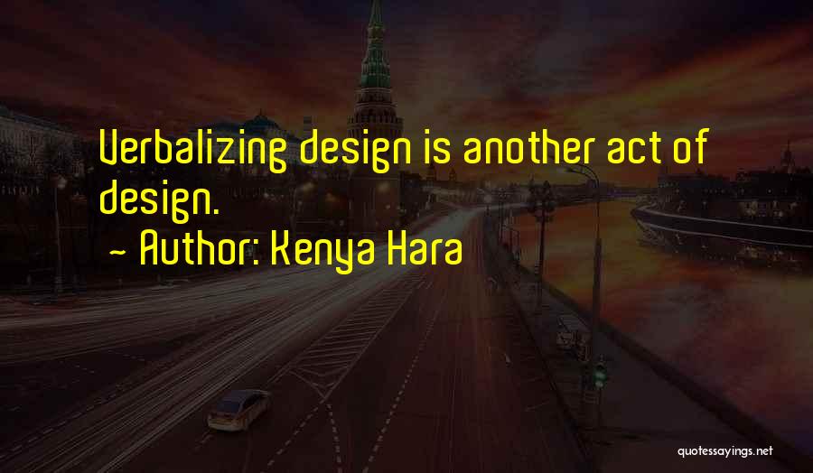 Kenya Hara Quotes 1656045