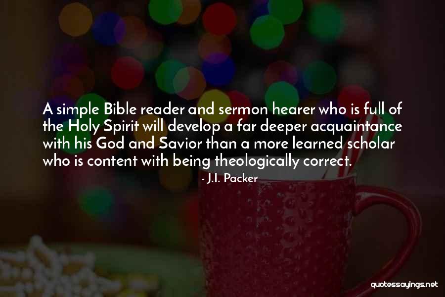 Keosha Gilmore Quotes By J.I. Packer Keosha Gilmore Quotes By J.I. Packer