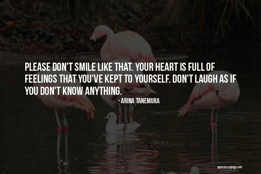 Kept Feelings Quotes By Arina Tanemura Kept Feelings Quotes By Arina Tanemura