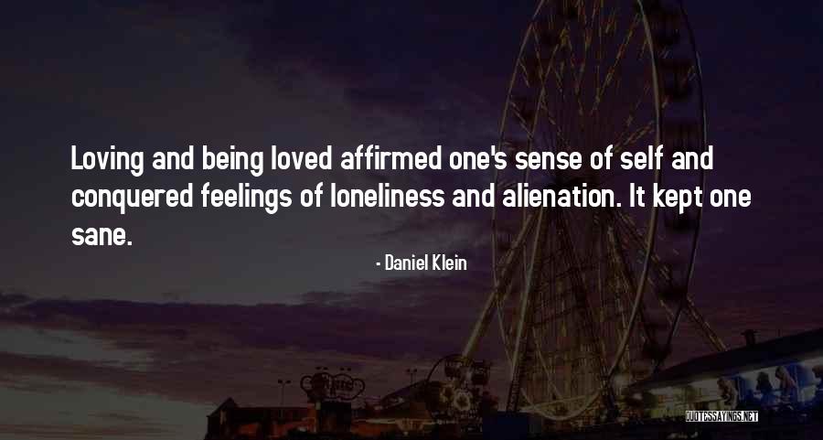 Kept Feelings Quotes By Daniel Klein