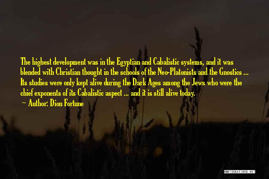 Kept In The Dark Quotes By Dion Fortune