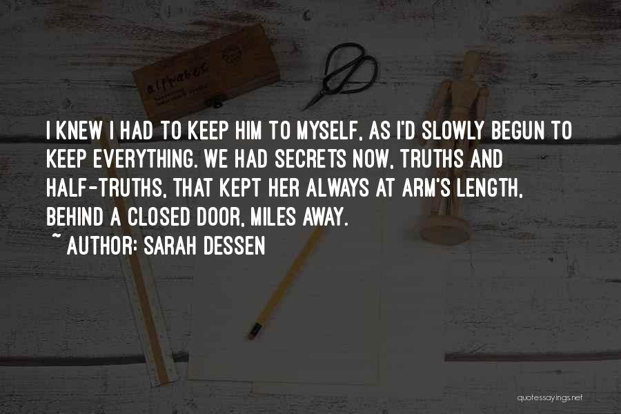 Kept Secrets Quotes By Sarah Dessen