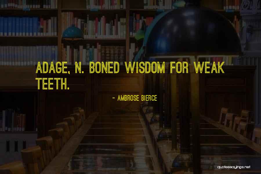 Kerckhaert Shoes Quotes By Ambrose Bierce
