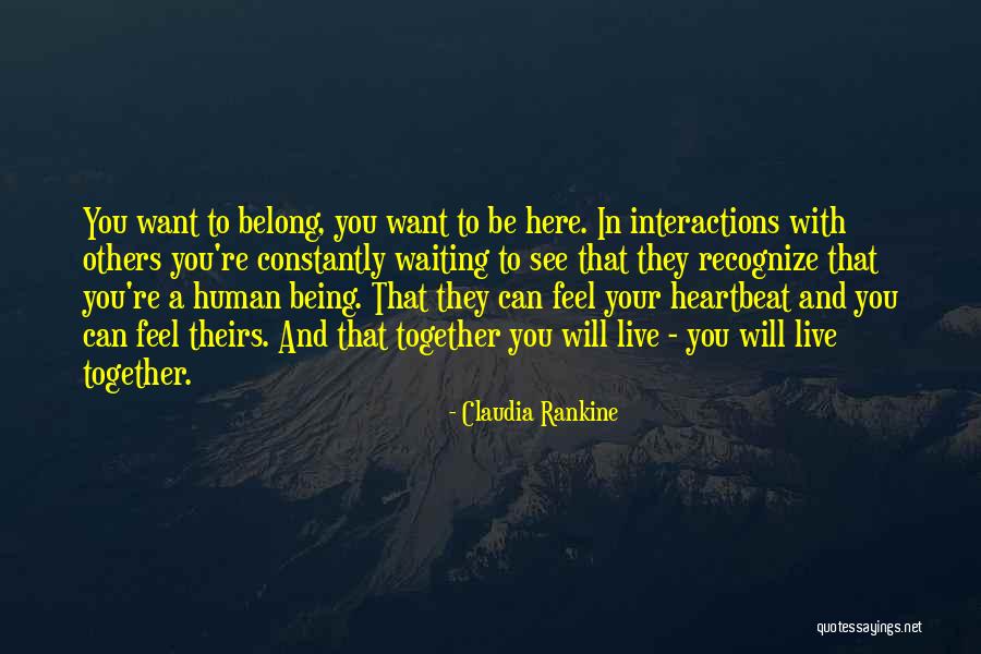Kerisa Thompson Quotes By Claudia Rankine Kerisa Thompson Quotes By Claudia Rankine