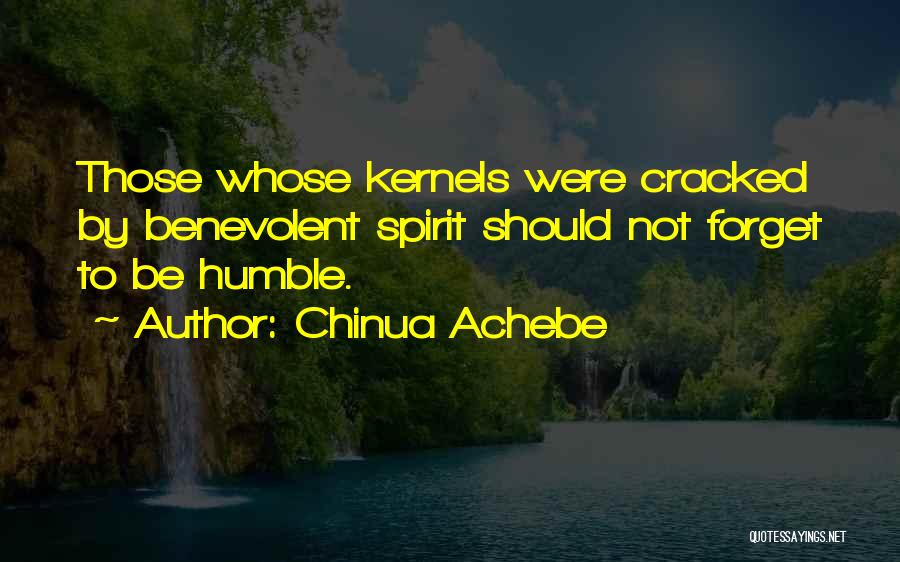 Kernels Quotes By Chinua Achebe