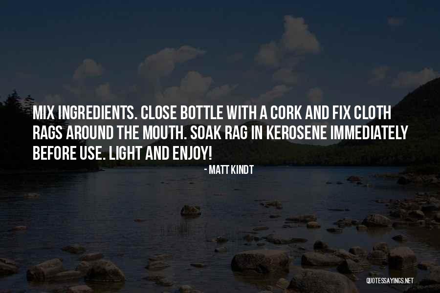 Kerosene Quotes By Matt Kindt Kerosene Quotes By Matt Kindt