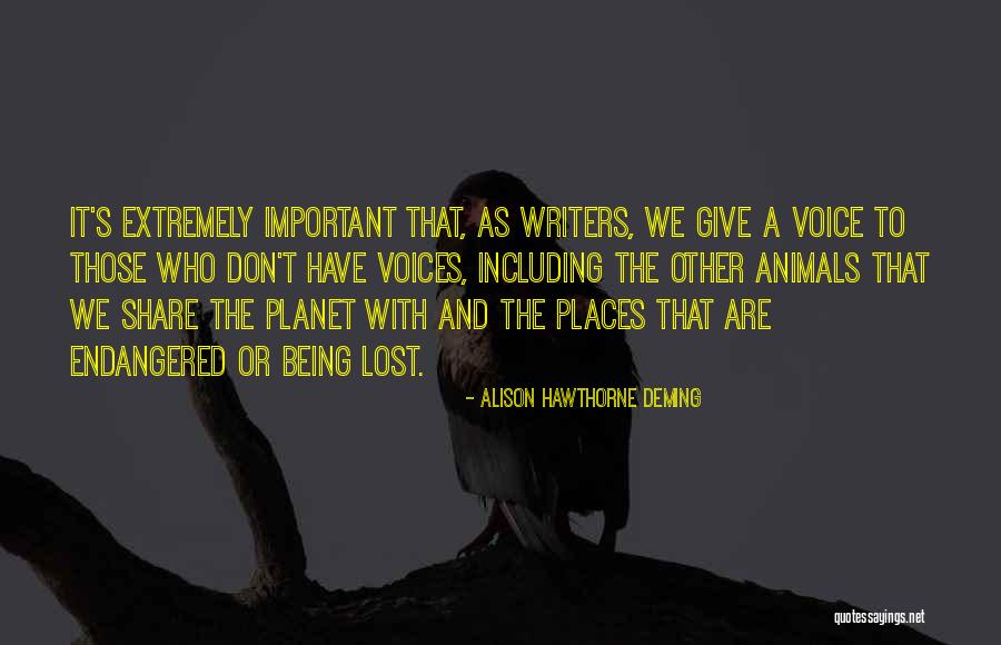 Kerrylyn Quotes By Alison Hawthorne Deming Kerrylyn Quotes By Alison Hawthorne Deming