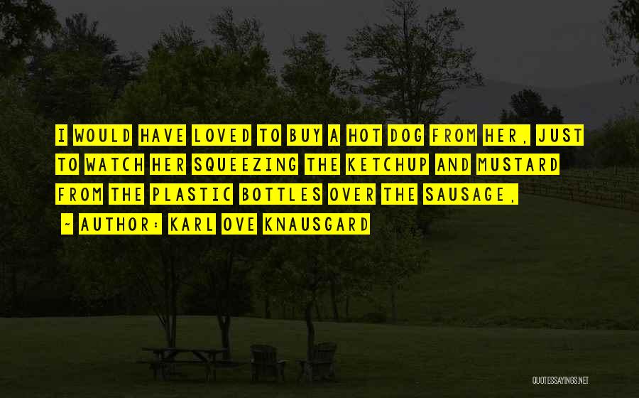 Ketchup And Mustard Quotes By Karl Ove Knausgard