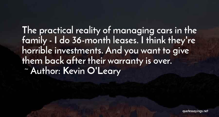 Kevin Leary Quotes By Kevin O'Leary