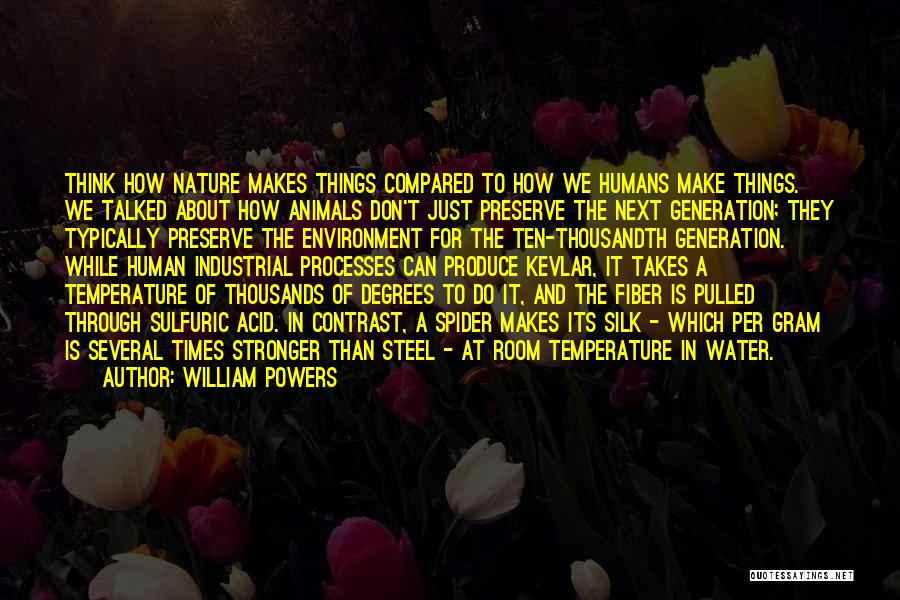 Kevlar Quotes By William Powers