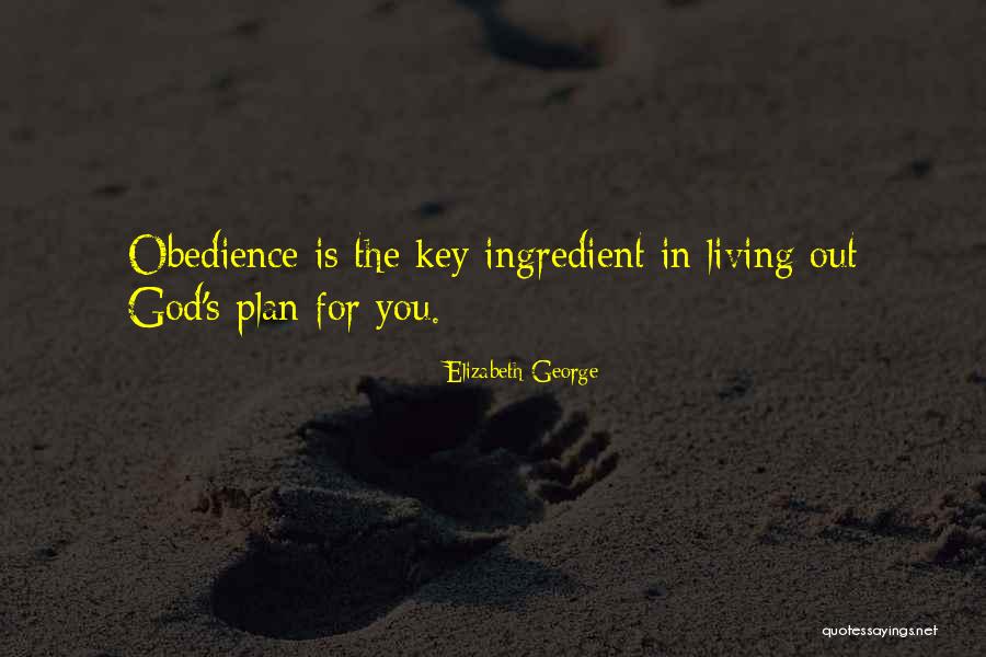 Key Ingredient Quotes By Elizabeth George Key Ingredient Quotes By Elizabeth George