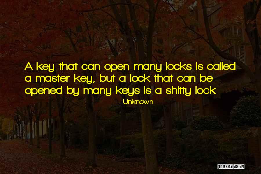 Key Locks Quotes By Unknown Key Locks Quotes By Unknown