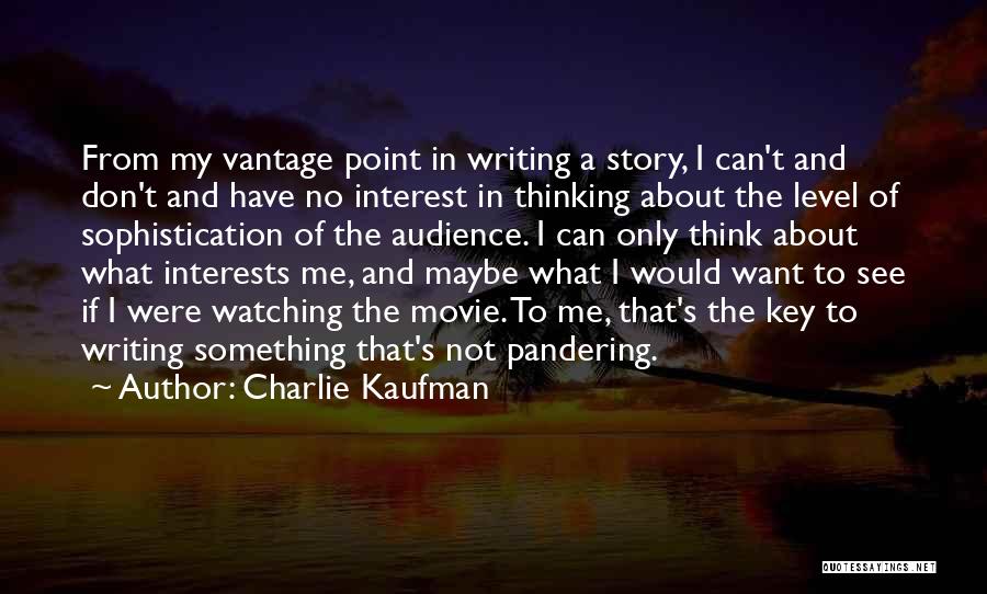 Key Movie Quotes By Charlie Kaufman