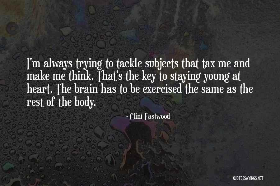 Key Of Success Quotes By Clint Eastwood Key Of Success Quotes By Clint Eastwood