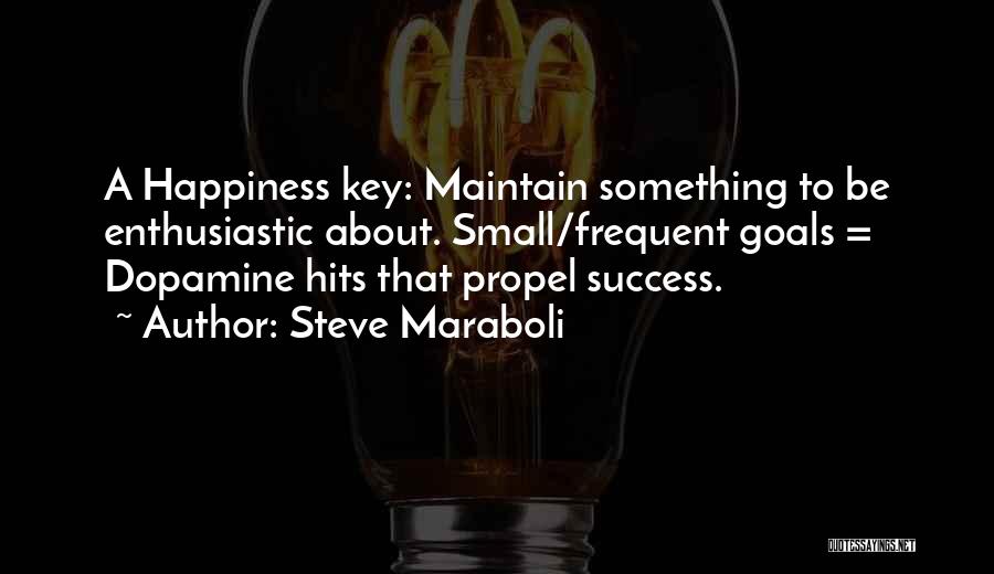 Key To Happiness Quotes By Steve Maraboli