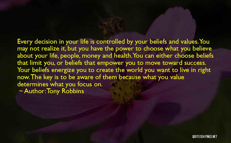 Key To Success In Life Quotes By Tony Robbins