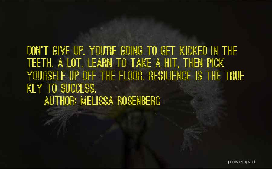 Key To Success Quotes By Melissa Rosenberg