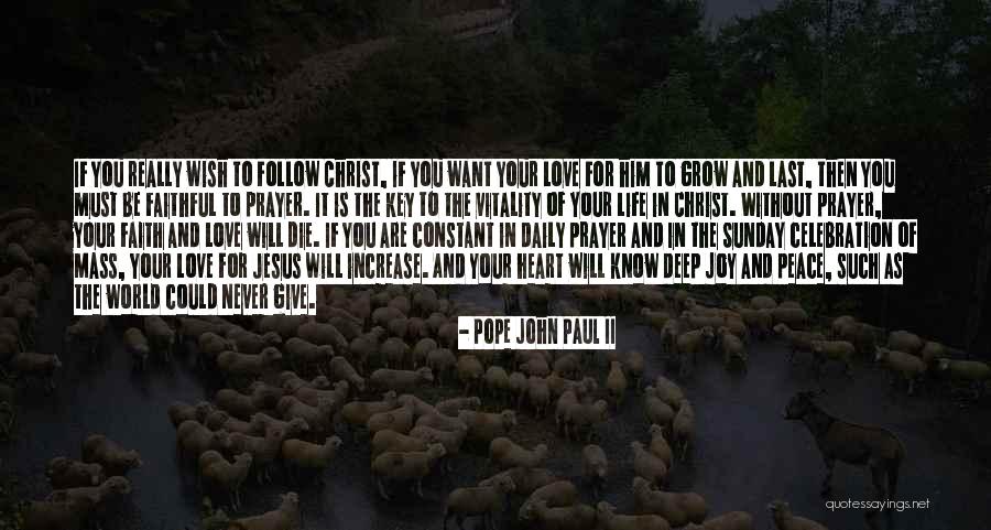 Key To Your Heart Quotes By Pope John Paul II