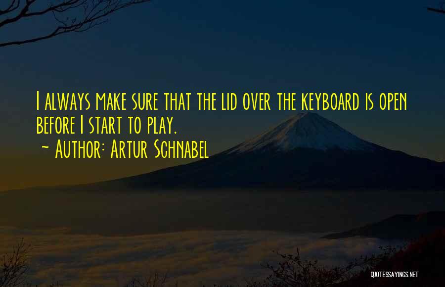 Keyboard Piano Quotes By Artur Schnabel