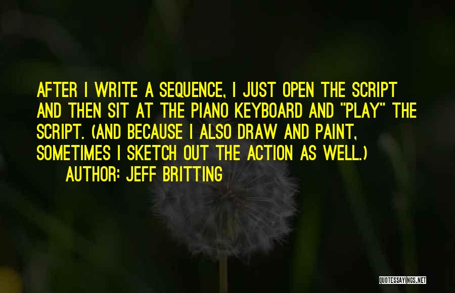 Keyboard Piano Quotes By Jeff Britting