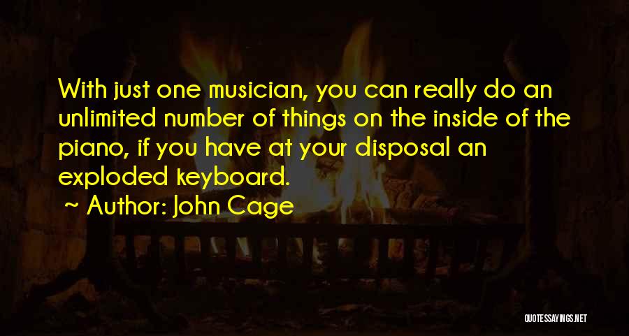 Keyboard Piano Quotes By John Cage