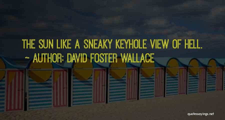 Keyhole Quotes By David Foster Wallace