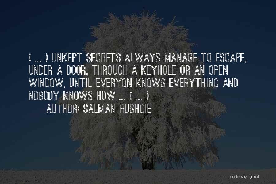 Keyhole Quotes By Salman Rushdie