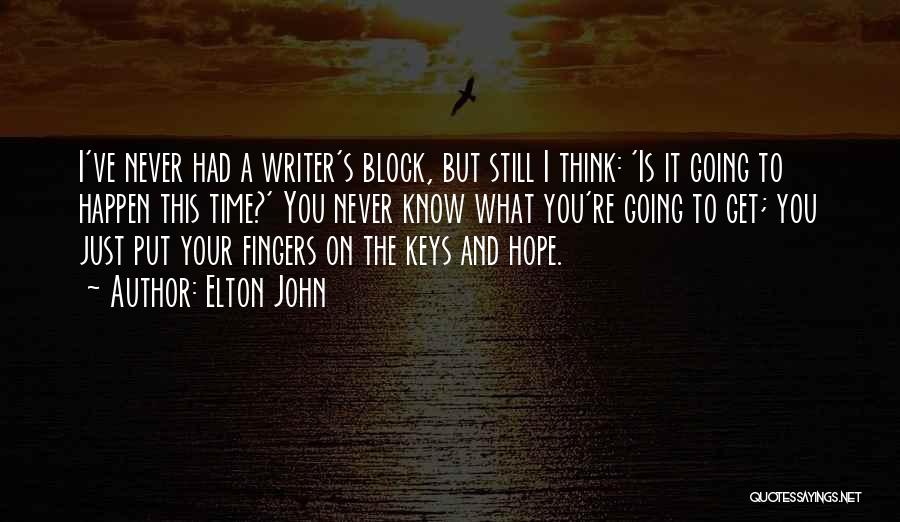 Keys And Time Quotes By Elton John