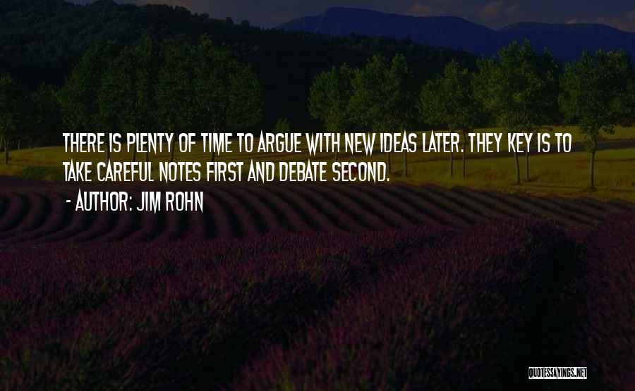 Keys And Time Quotes By Jim Rohn