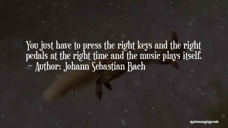 Keys And Time Quotes By Johann Sebastian Bach