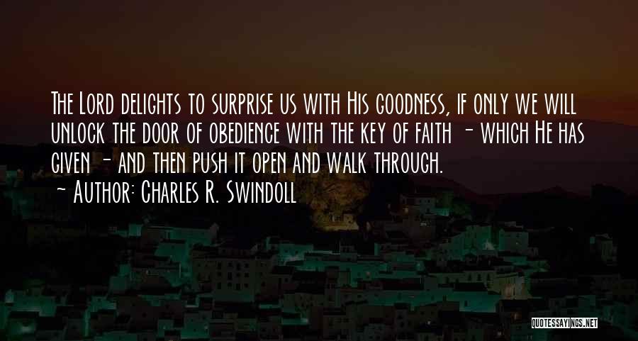 Keys Open Doors Quotes By Charles R. Swindoll